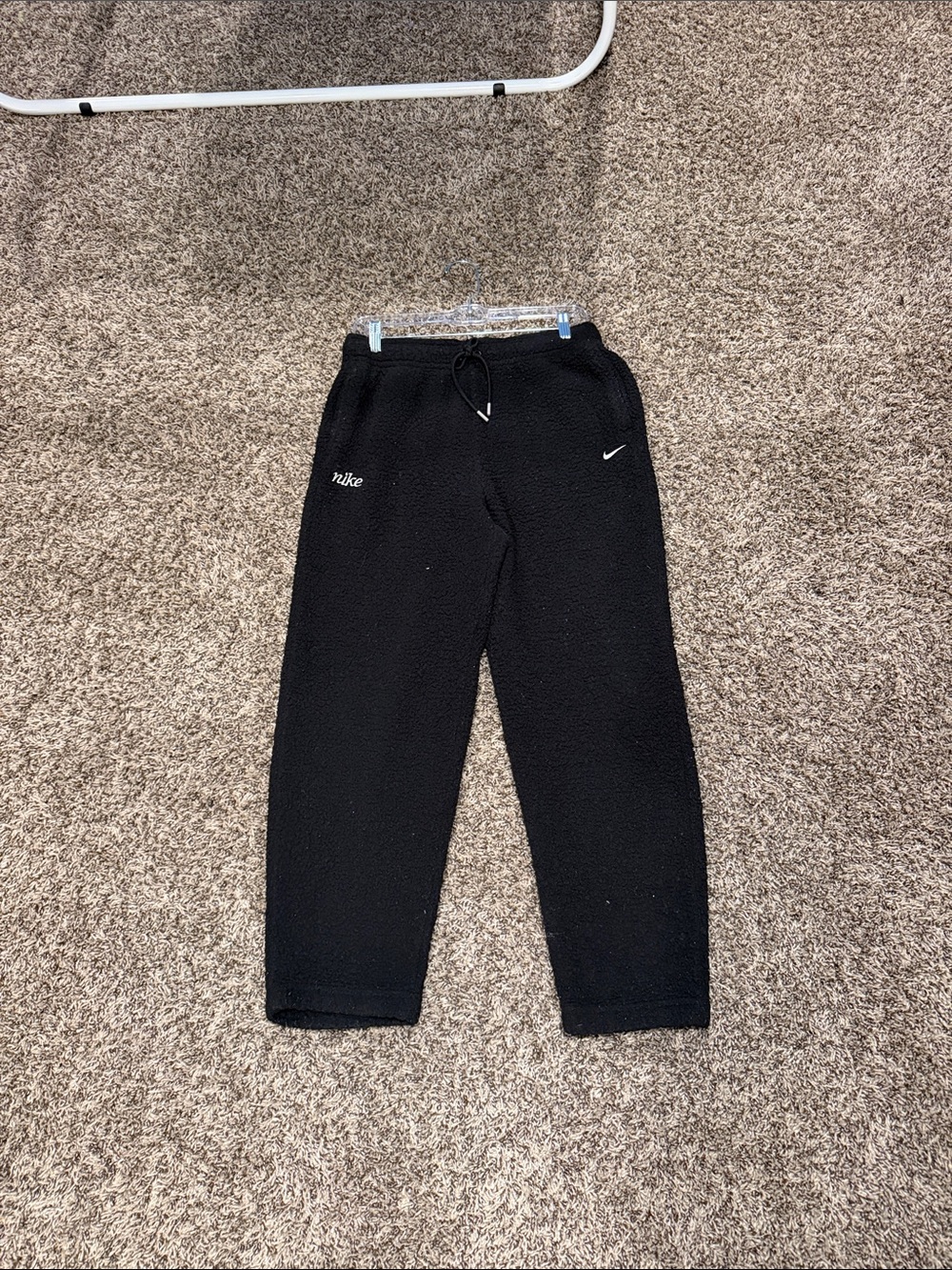 Furry Nike pants